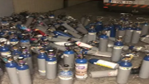 2.000 bouteilles de gaz hilarant saisies à Montreuil